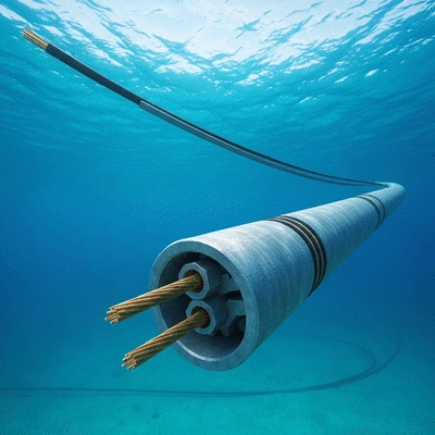 Câble sous-marin résistant à la corrosion et aux UV